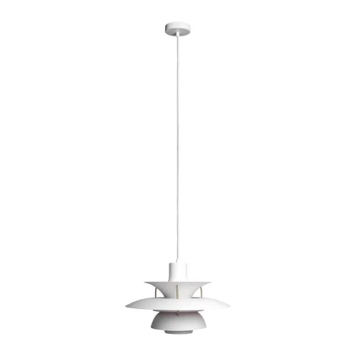 Светильник подвесной Floret 10113 White LOFT IT белый на 1 лампу, основание белое в стиле современный 