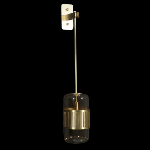 Бра Hudson 10097W LOFT IT янтарный на 1 лампа, основание золотое в стиле современный  фото 5