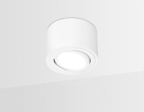Светильник накладной TN222 Ambrella light белый 1 лампа, основание белое в стиле современный круглый фото 5