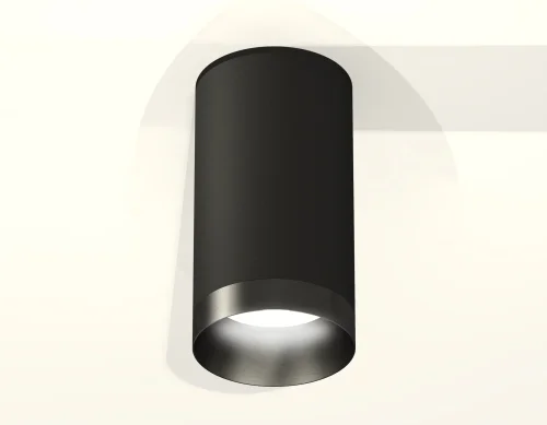 Светильник накладной Techno spot XS6323021 Ambrella light чёрный 1 лампа, основание чёрное в стиле современный круглый фото 3