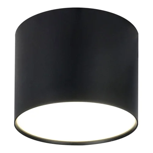 Светильник накладной LED 20004SMU/01LED SBK Escada чёрный 1 лампа, основание чёрное в стиле современный круглый