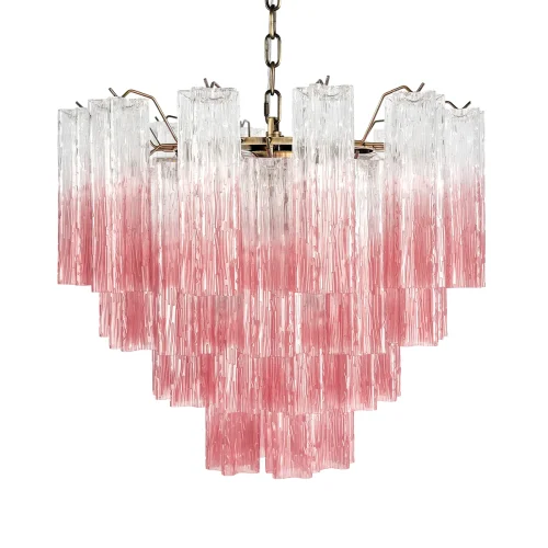 Люстра подвесная Мурано / Murano 10580/600 Clear pink LOFT IT розовая на 10 ламп, основание бронзовое в стиле современный арт-деко фото 3 Люстра подвесная Мурано / Murano 10580/600 Clear pink LOFT IT розовая на 10 ламп, основание бронзовое в стиле современный арт-деко фото 3