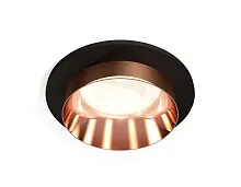 Светильник точечный Techno spot XC6513025 Ambrella light розовый 1 лампа, основание чёрное в стиле хай-тек современный круглый