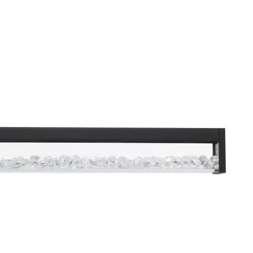 Светильник подвесной LED Cardito 1 900895 Eglo прозрачный 6 ламп, основание чёрное в стиле современный линейный фото 3