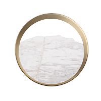 Бра LED Valley 4359/9WL Odeon Light белый на 1 лампу, основание бронзовое в стиле современный хай-тек отражённый свет