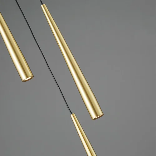 Светильник подвесной MAGRIT H60 Brass 213836-23 ImperiumLoft латунь 1 лампа, основание латунь в стиле современный лофт  фото 8
