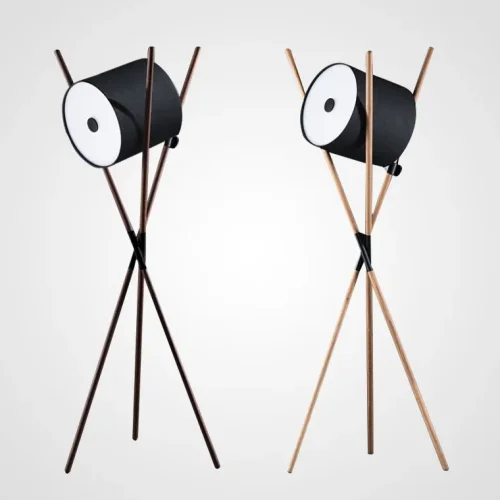 Торшер SHIFT LAMP 101411-26 ImperiumLoft чёрный на 1 лампу, основание коричневое в стиле современный 