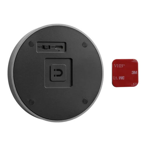 Светильник точечный LED Vespera 359708 Novotech серый на 1 лампу, основание серое в стиле минимализм хай-тек современный подсветка для лестниц и ступеней фото 3