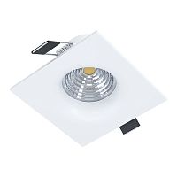 Светильник точечный LED Saliceto 98471 Eglo белый 1 лампа, основание белое в стиле современный 
