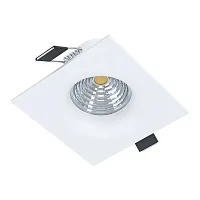 Светильник точечный LED Saliceto 98471 Eglo белый на 1 лампу, основание белое в стиле современный 