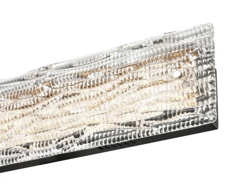 Бра LED Umbria VL7132W20 Vele Luce прозрачный на 1 лампу, основание чёрное в стиле хай-тек фото 3