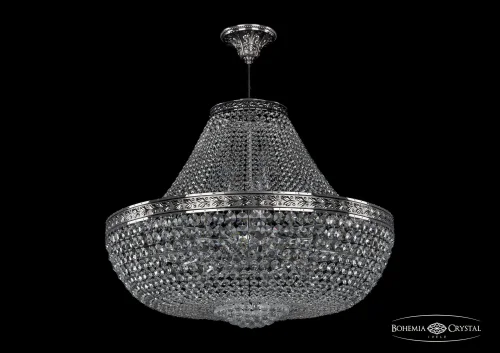 Люстра потолочная хрустальная 19281/H1/70IV NB Bohemia Ivele Crystal прозрачная на 22 лампы, основание никель в стиле классический sp
