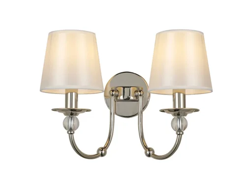 Бра 1152/A Newport белый на 2 лампы, основание никель в стиле современный американский 