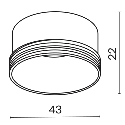 Декоративное кольцо для Focus Led 5Вт Single phase track system Unity RingS-5-W Maytoni белый для шинопроводов серии Single phase track system Unity белый фото 5