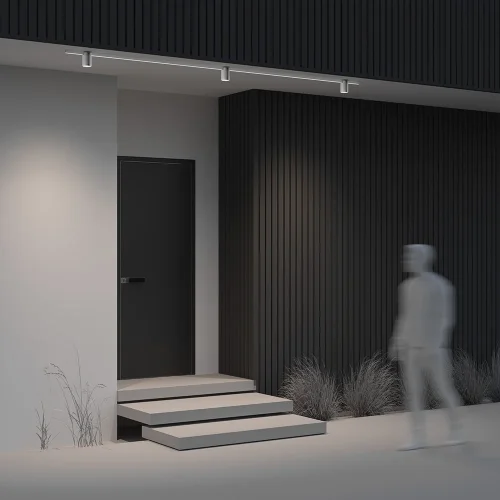 Трековый светильник LED уличный Alfa O-TR01-2-S-16WW3K Maytoni белый для шинопроводов серии Alfa белый фото 3