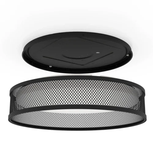 Светильник потолочный LED Luppineria 900795 Eglo белый чёрный на 1 лампу, основание чёрное в стиле современный фото 4 Светильник потолочный LED Luppineria 900795 Eglo белый чёрный на 1 лампу, основание чёрное в стиле современный фото 4