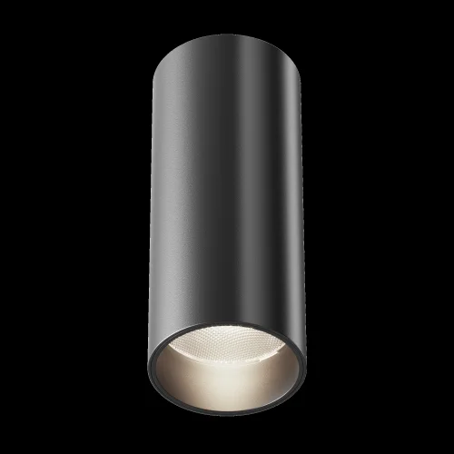Светильник накладной Focus LED C056CL-L12B4K-W-D-B Maytoni чёрный 1 лампа, основание чёрное в стиле современный хай-тек круглый фото 7