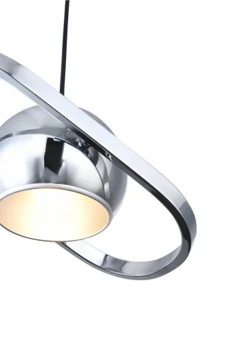 Светильник подвесной Helix VL5153P01 Vele Luce хром на 1 лампу, основание хром в стиле современный шар фото 3