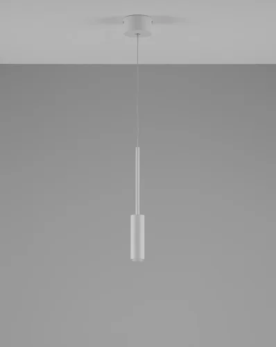 Светильник подвесной LED Rin V10900-PL Moderli белый 1 лампа, основание белое в стиле современный трубочки фото 2