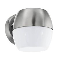 Настенный светильник LED ONCALA 95982 Eglo уличный IP44 серый 1 лампа, плафон белый в стиле современный LED