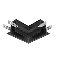 Коннектор угловой для встраиваемого магнитного шинопровода Linea-Accessories A480706 Arte Lamp чёрный в стиле  для светильников серии Linea-Accessories встраиваемый linea магнитная