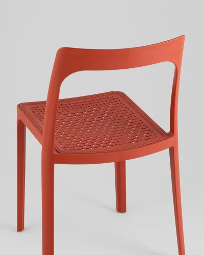 Стул Marty, пластиковый, красный УТ000039191 Stool Group, /, ножки/пластик/красный, размеры - *767***505*500 фото 6