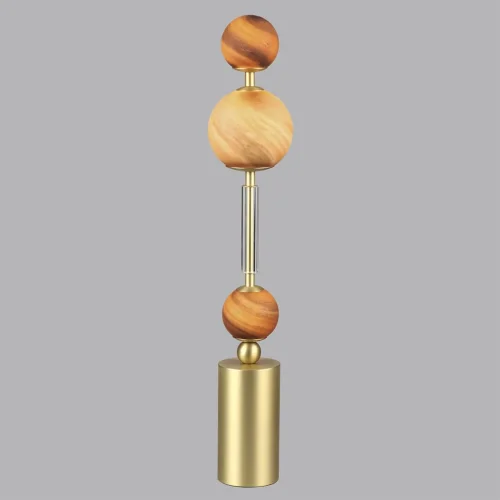 Настольная Лампа светодиодная Callisto 5457/4TL Odeon Light коричневая на 1 лампу, основание золотое металл в стиле арт-деко современный шар фото 5 Настольная Лампа светодиодная Callisto 5457/4TL Odeon Light коричневая на 1 лампу, основание золотое металл в стиле арт-деко современный шар фото 5