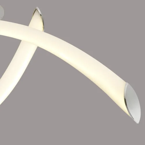 Бра LED Armonia 6726 Mantra белый на 1 лампу, основание хром в стиле современный хай-тек фото 4