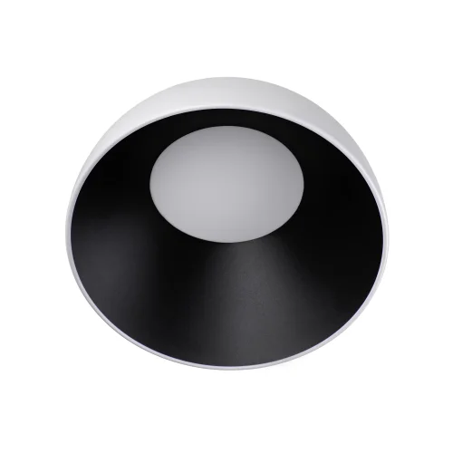 Светильник потолочный LED Egg 10197/350 WB LOFT IT белый на 1 лампу, основание чёрное белое в стиле современный круглый фото 3