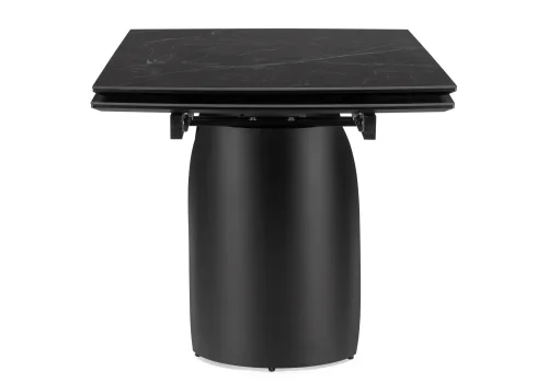 Керамический стол Готланд 180(240)х90х79 черный мрамор / черный 553535 Woodville столешница чёрная из керамика фото 6