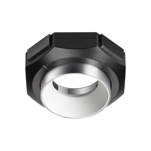 Светильник точечный для натяжного ПВХ потолка Vario 371057 Novotech белый на 1 лампу, основание белое в стиле современный хай-тек минимализм для пвх потолка