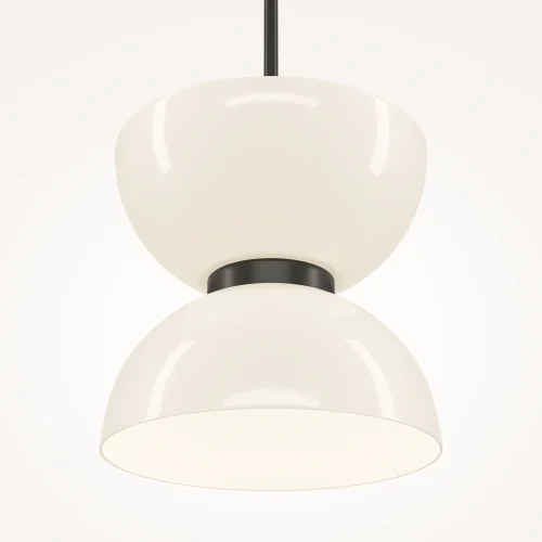 Светильник подвесной LED Kyoto MOD178PL-L11B3K Maytoni белый на 1 лампу, основание чёрное в стиле современный арт-деко фото 3