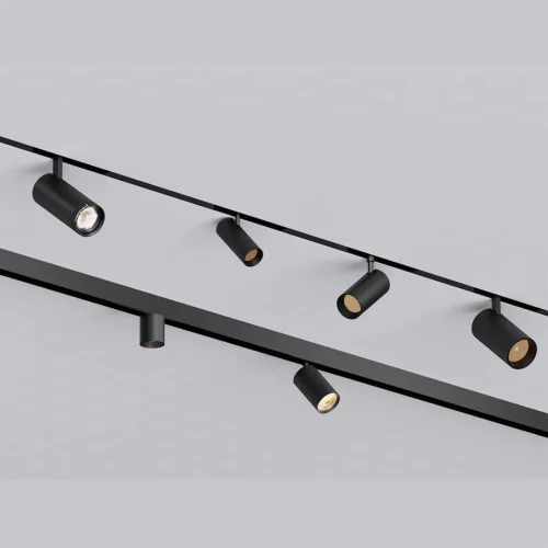 Трековый светильник LED с переключателем цветовой темперетуры Vector 359956 Novotech чёрный для шинопроводов серии Vector чёрный фото 6