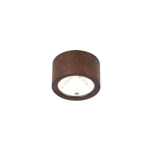 Светильник накладной LED Deorsum 2809-1U Favourite коричневый 1 лампа, основание коричневое в стиле хай-тек современный круглый
