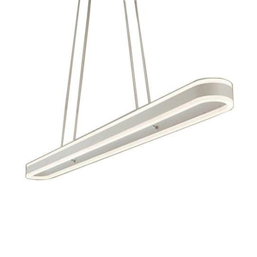 Светильник подвесной LED Leuch V1920-PL Moderli белый 1 лампа, основание белое в стиле хай-тек линейный фото 3
