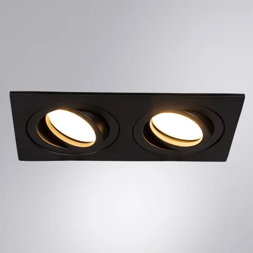 Светильник точечный Tarf A2168PL-2BK Arte Lamp чёрный 2 лампы, основание чёрное в стиле современный  фото 2