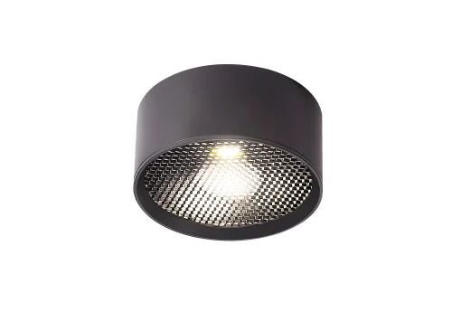 Светильник накладной LED CLT 525C95 BL 4000K Crystal Lux чёрный 1 лампа, основание чёрное в стиле современный круглый фото 4