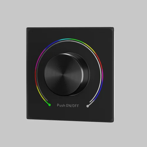Роторная панель управления DALI DT8 RGB 721038 Maytoni на 1 , основание чёрное в стиле фото 4