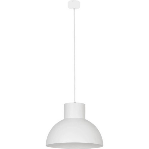 Светильник подвесной Works White 6612-NW Nowodvorski белый 1 лампа, основание белое в стиле лофт 
