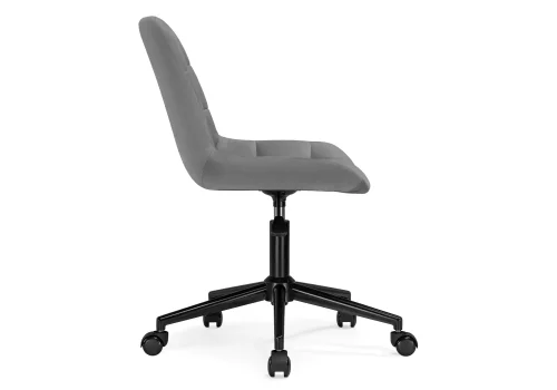 Компьютерное кресло Честер темно-серый (california 994) / черный 538986 Woodville, серый/велюр, ножки/пластик/чёрный, размеры - *920***490*600 фото 4