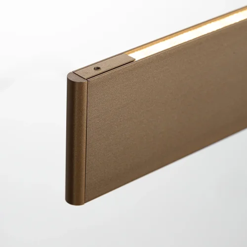 Светильник подвесной LED Edge CL720032N Citilux матовый золото на 1 лампу, основание матовое золото в стиле современный хай-тек линейный фото 3