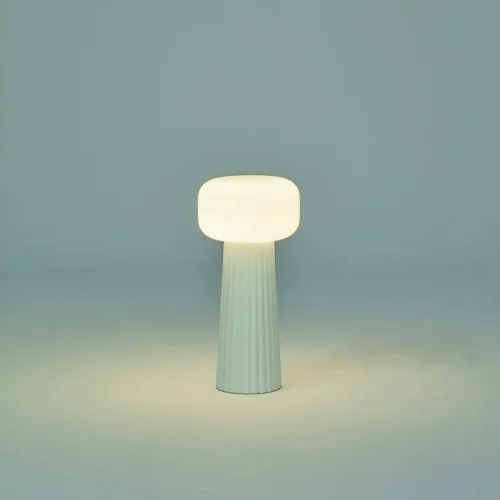 Настольная лампа Faro 7248 Mantra белая 1 лампа, основание белое полимер в стиле современный  фото 3
