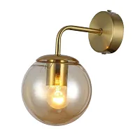 Бра Stiria 2738-1W F-promo янтарный 1 лампа, основание медь в стиле современный 