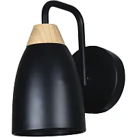 Бра Kerri TL0724W-1B Toplight чёрный 1 лампа, основание чёрное в стиле современный 