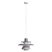 Светильник подвесной Floret 10113 Grey LOFT IT серый 1 лампа, основание белое в стиле современный 
