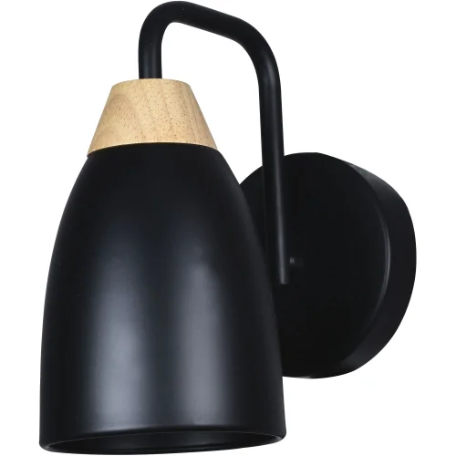Бра Kerri TL0724W-1B Toplight чёрный на 1 лампа, основание чёрное в стиле современный 