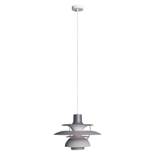 Светильник подвесной Floret 10113 Grey LOFT IT серый 1 лампа, основание белое в стиле современный 
