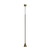 Светильник подвесной Arrow P064PL-01G-1 Maytoni золотой 1 лампа, основание золотое в стиле модерн 