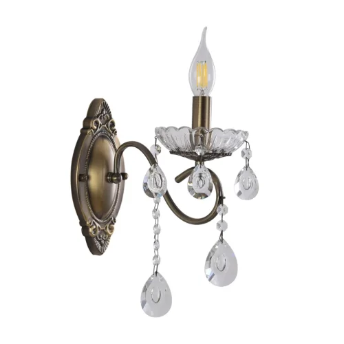 Бра Luina 8346/1W Lumion без плафона на 1 лампу, основание бронзовое в стиле классический 