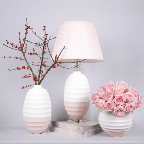 Настольная лампа Belette 10261T/L LOFT IT белая 1 лампа, основание розовое белое керамика в стиле классический современный  фото 5